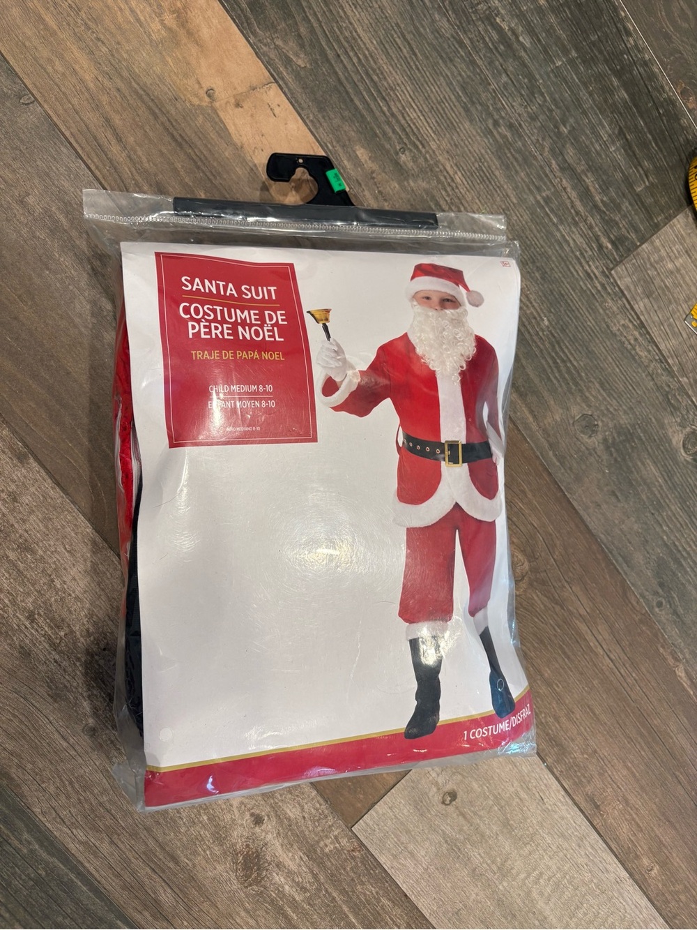 Santa Claus Suit Christmas Holiday Size Medium 8/10 Kids Costume NEW